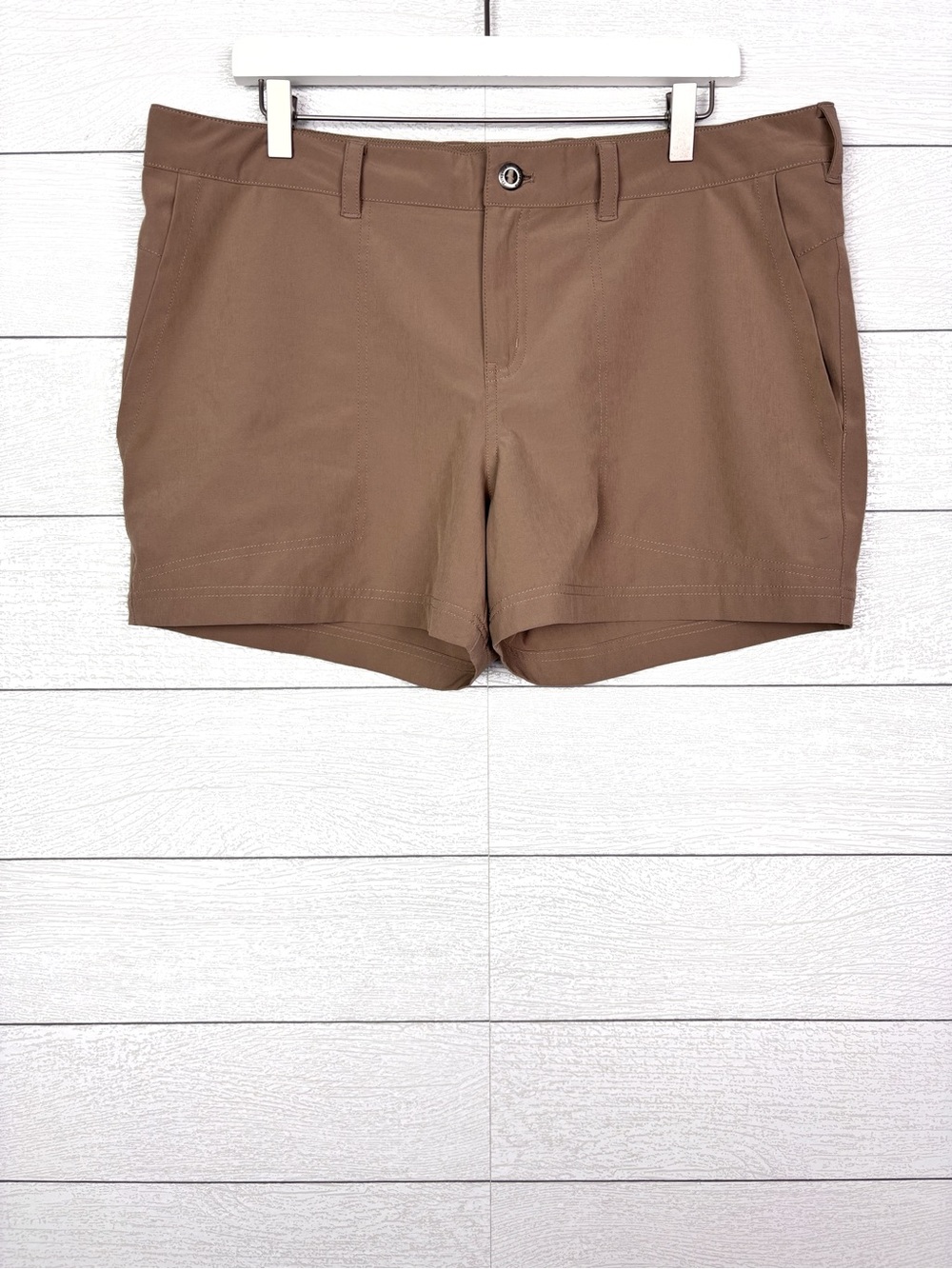 Patagonia Happy Hike Shorts Khaki Tan 14 Active Outdoor